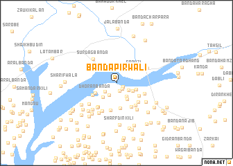 map of Bānda Pīrwāli