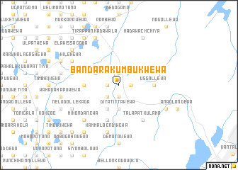 map of Bandara Kumbukwewa