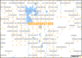 map of Bandarapotana