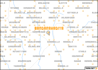 map of Bandarawadiya