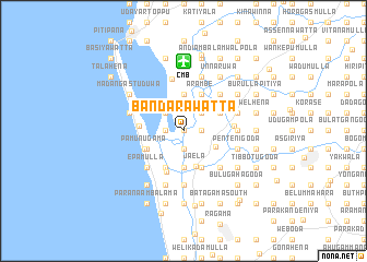 map of Bandarawatta