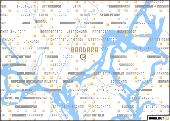 map of Bandāra