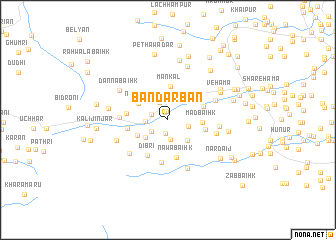 map of Bandarban