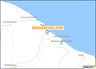 map of Bandarchalipah