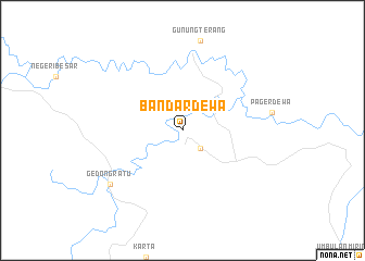 map of Bandardewa