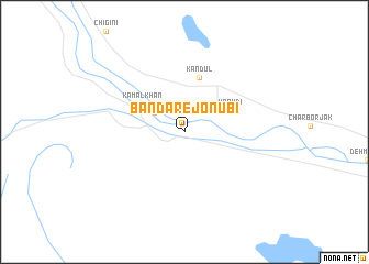 map of Bandar-e Jonūbī