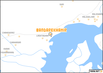 map of Bandar-e Khamīr