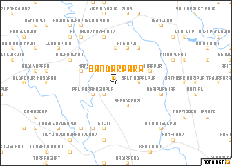 map of Bandarpāra