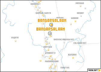 map of Bandar Salaam