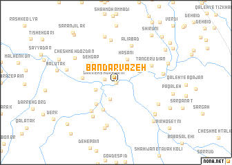 map of Bandarvāzeh