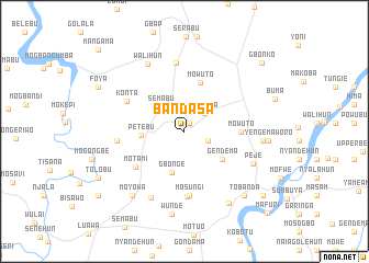 map of Bandasa