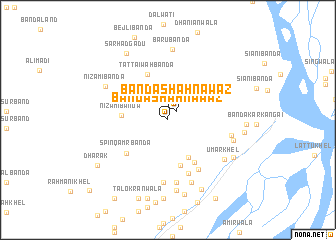 map of Bānda ShāhNawāz