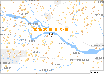 map of Bānda Shaikh Ismāīl
