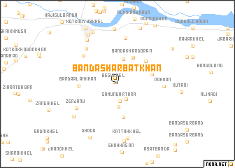 map of Bānda Sharbat Khān