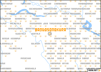 map of Banda Sonākura