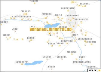 map of Bānda Sulaimān Talao