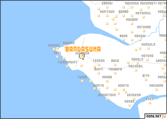 map of Bandasuma