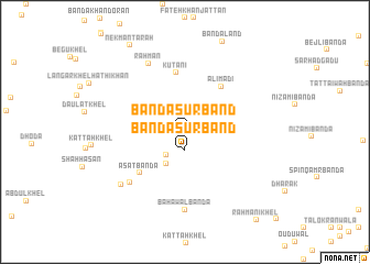 map of Bānda Sūrband