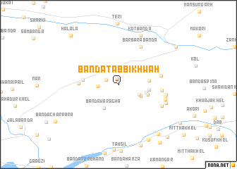 map of Bānda Tabbīkhwah