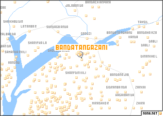 map of Bānda Tangazani