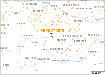 map of Bānda Tangi