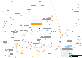 map of Bandatenga