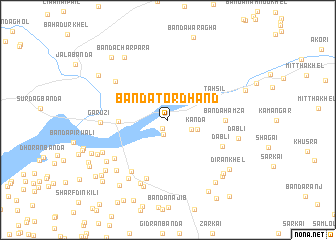 map of Bānda Tor Dhand