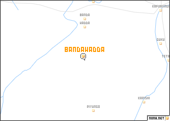 map of Banda Wadda