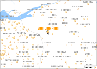 map of Bānda Wanki