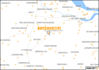 map of Bānda Wazīri