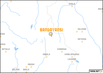 map of Banda-Yansi