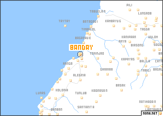 map of Banday