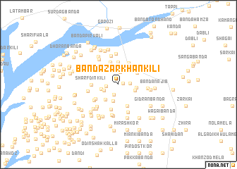 map of Bānda Zarkhan Kili