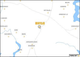 map of Banda