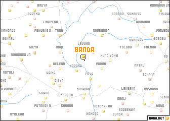 map of Banda