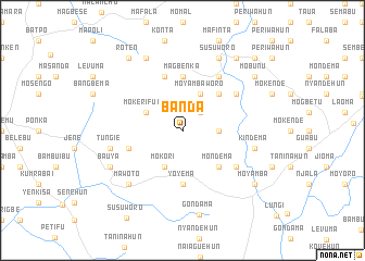 map of Banda