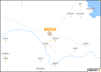 map of Banda