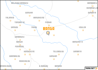 map of Banda