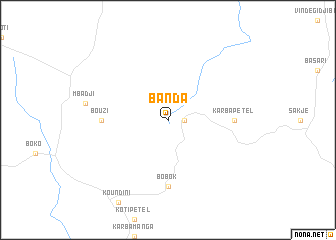 map of Banda