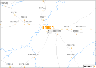 map of Banda
