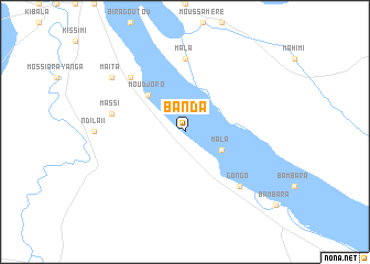 map of Banda