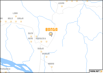 map of Banda