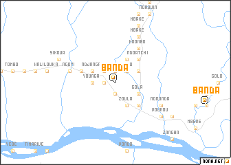 map of Banda