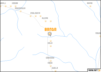 map of Banda