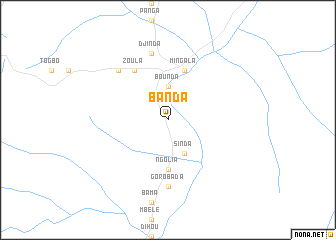 map of Banda
