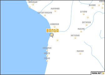 map of Banda