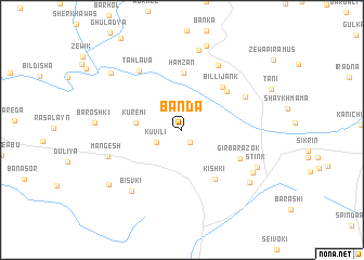 map of Banda