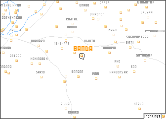 map of Bānda