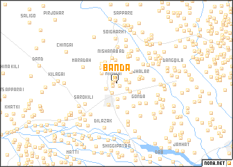 map of Bānda