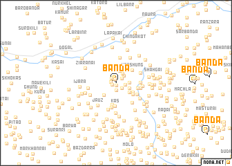 map of Bānda